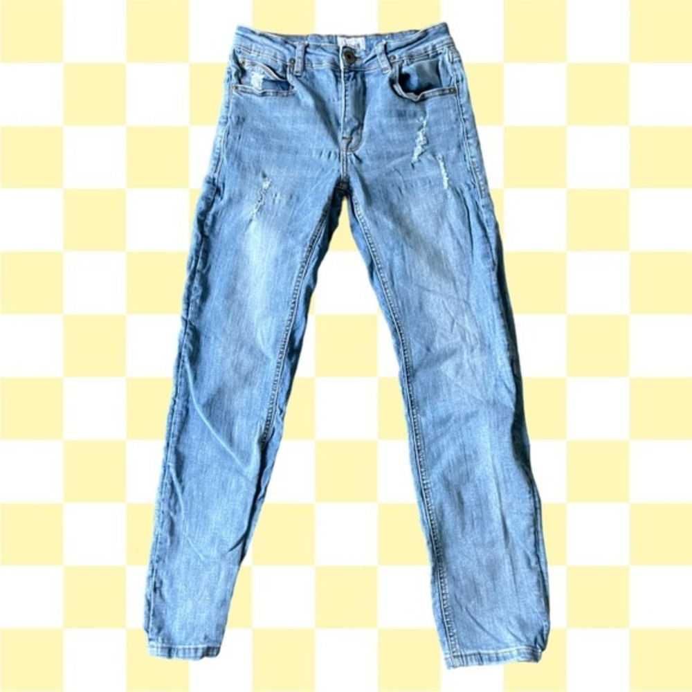HUDSON Girls Distressed Skinny Jeans Size 12‎